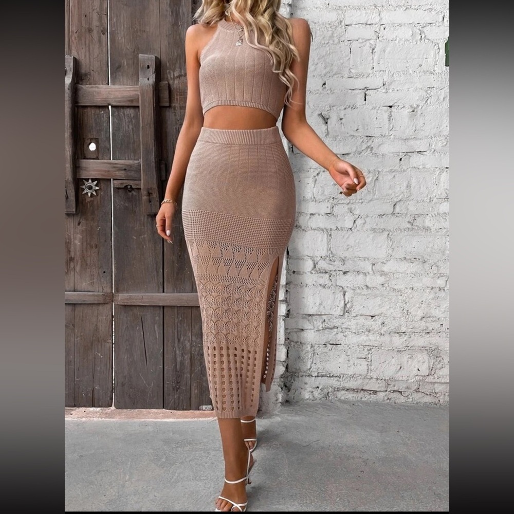 Summer Two Piece Skirt Beach Outfit - Picture 4 of 6